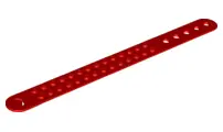 Red Bracelet with 2 x 14 Studs and 5 Holes