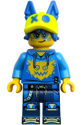 - Minifigure, Blue Hoodie