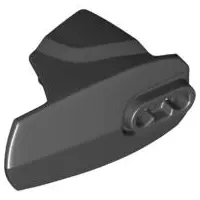 Black Hero Factory Armor with Ball Joint Socket - Size 5