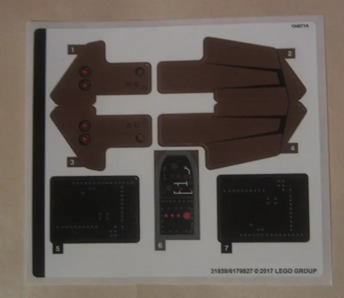 Sticker Sheet for Set 75532 - (31859/6179827)