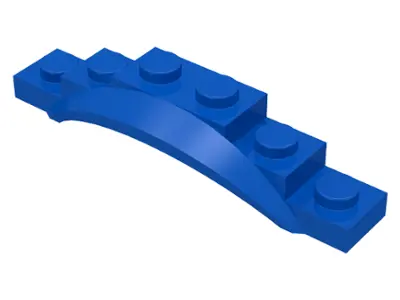 Blue Vehicle, Mudguard 1 1/2 x 6 x 1 with Arch