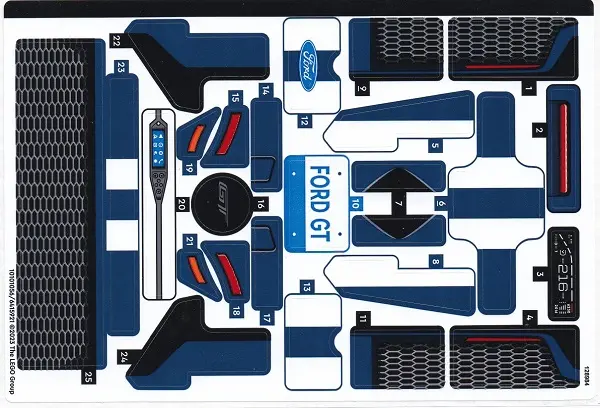 Sticker Sheet for Set 42154 - (10101056/6415921)