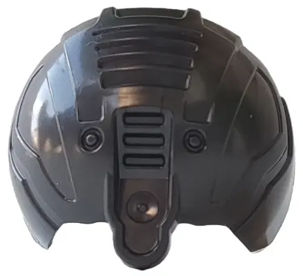 Pearl Dark Gray Hero Factory Shoulder Armor, Rounded