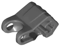 Dark Bluish Gray Hero Factory Fist with Axle Hole - 4 Fingers
