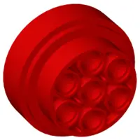 Red Wheel 31mm D. x 15mm Technic