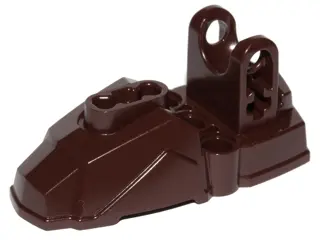 Dark Brown Hero Factory Foot with Ball Socket