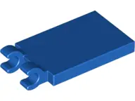 Blue Tile, Modified 2 x 3 with 2 Open O Clips