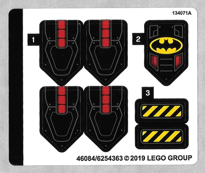 Sticker Sheet for Set 76116 - (46084/6254363)