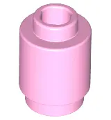 Bright Pink Brick, Round  1 x 1