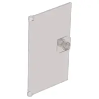 Trans-Brown Door 1 x 4 x 6 with Stud Handle
