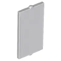 Light Bluish Gray Glass for Window 1 x 2 x 3 Flat Front