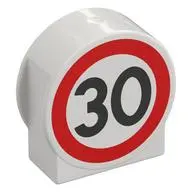 DUPLO SIGN, ROUND, DEC.