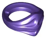 Dark Purple Minifigure Bandana Ninja