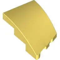 Light Yellow Wedge 3 x 2 Left No Studs