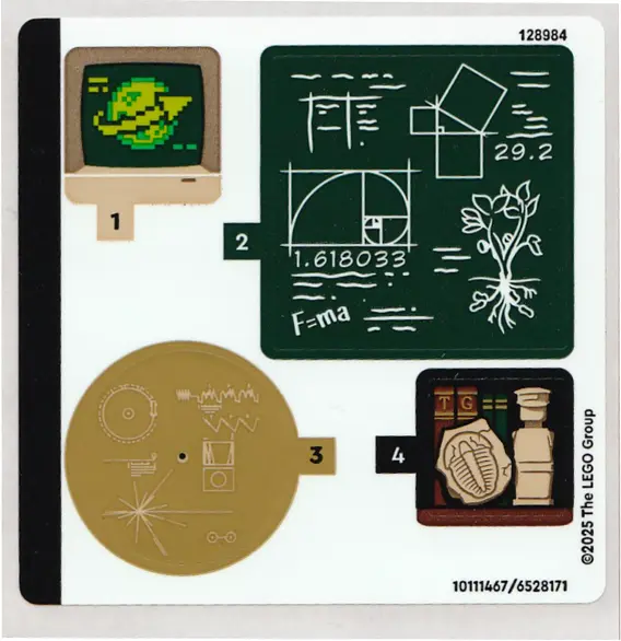 Sticker Sheet for Set 21355 - (10111467/6528171)
