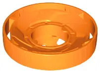 Orange Propeller 1 Blade Solid 10 Diameter (Ninjago Spinjitzu Rotor)