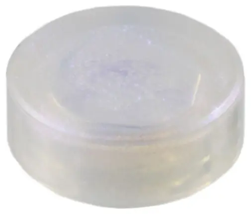 Satin Trans-Clear Tile, Round 1 x 1