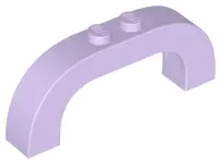 Lavender Arch 1 x 6 x 2 Curved Top