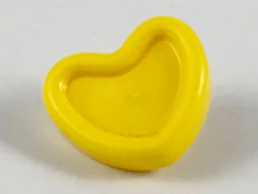 Yellow Minifigure, Utensil Trolls Heart with Pin