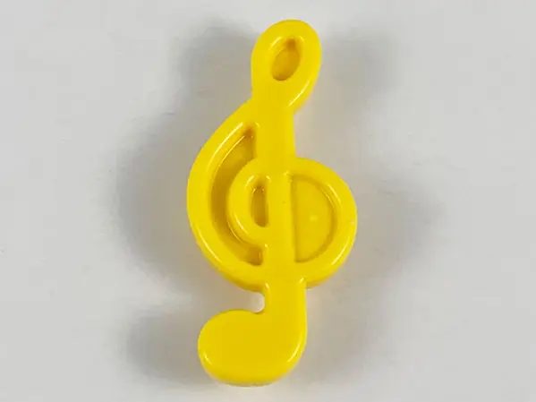 Yellow Minifigure, Utensil Trolls Treble Clef