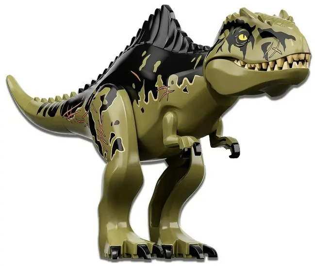 Olive Green Dinosaur Giganotosaurus