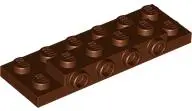 Brown Plate, Modified 2 x 6 x 2/3 with 4 Studs on Side