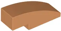 Nougat Slope, Curved 3 x 1