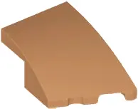 Nougat Wedge 3 x 2 Right No Studs