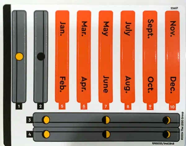 Sticker Sheet for Set 42179 - (10105335/6462848)