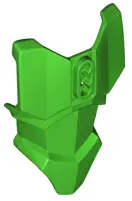 Bright Green Large Figure Torso Armor with 2 Chest Holes