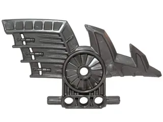 Pearl Dark Gray Bionicle Weapon Axe Blade / Glider Wing