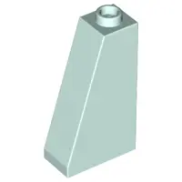 Light Aqua Slope 75 2 x 1 x 3 - Hollow Stud