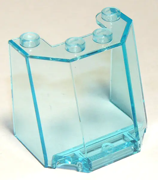 Trans-Light Blue Windscreen 3 x 4 x 3