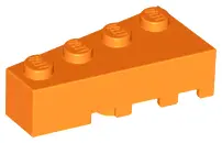 Orange Wedge 4 x 2 Left