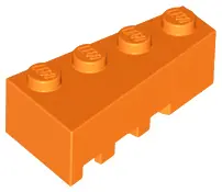 Orange Wedge 4 x 2 Right