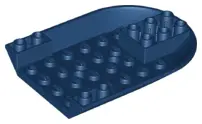 Dark Blue Aircraft Fuselage Forward Bottom Curved 6 x 8