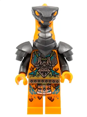 Boa Destructor - Breastplate Torso, Pearl Dark Gray Head, Shoulder Pads