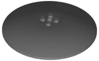 Dark Bluish Gray Dish 10 x 10 Inverted (Radar) - Solid Studs