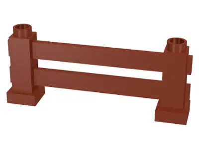 Reddish Brown Duplo Fence 1 x 6 x 2 Farm