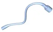 Bright Light Blue Na'vi Neural Queue / Whip with Bar and Bar Hole