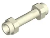 Glow In Dark White Minifigure, Weapon Hilt Smooth Extended