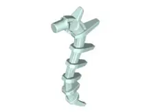 Light Aqua Plant Vine Seaweed / Appendage Spiked / Bionicle Spine