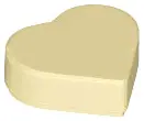 Tan Tile, Round 1 x 1 Heart