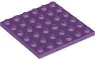 Medium Lavender Plate 6 x 6