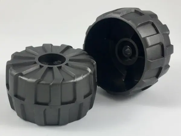 Pearl Dark Gray Wheel Hard Plastic Large (54mm D. x 30mm)
