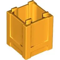 Bright Light Orange Container, Box 2 x 2 x 2 - Top Opening
