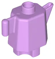 Medium Lavender Duplo Utensil Teapot / Coffeepot, Indented Base