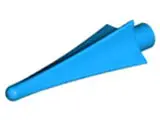 Dark Azure Minifigure, Weapon Spear Tip with Fins