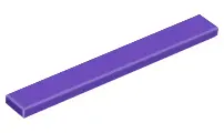Dark Purple Tile 1 x 8
