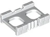 White Minifigure Utility Belt